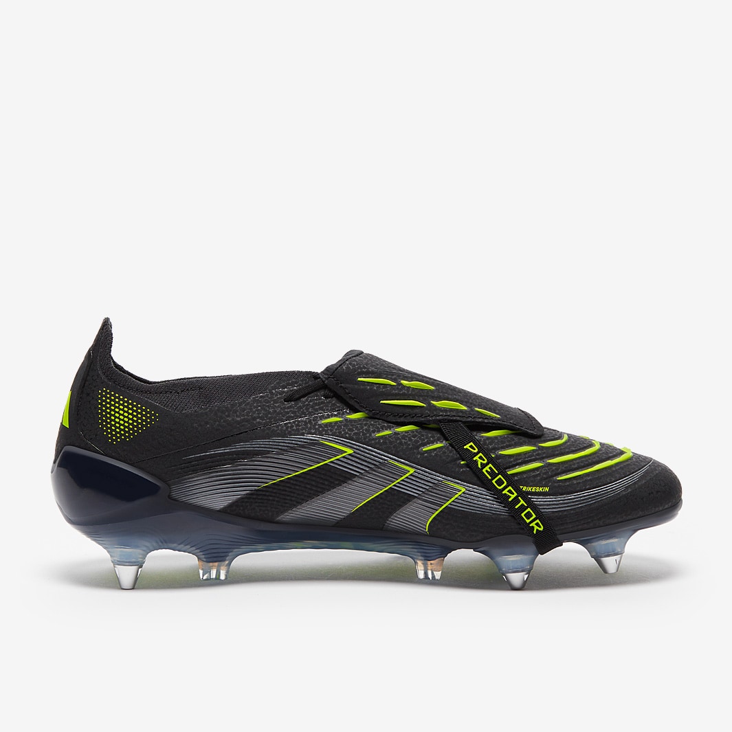adidas Predator Elite Tongue SG - Nero Core/Carbon/Limone Lucido