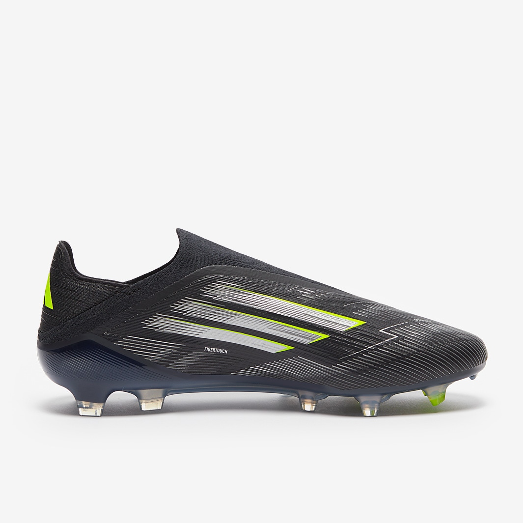 adidas F50 Elite Laceless Firm Ground - Core Black/Iron Met./Lucid