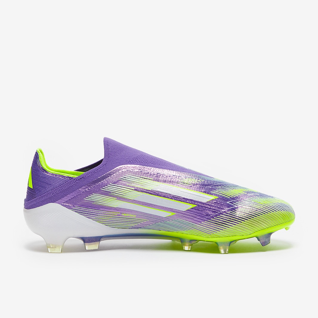 adidas F50 Elite Laceless Firm Ground - Purple Rush/Ftwr White