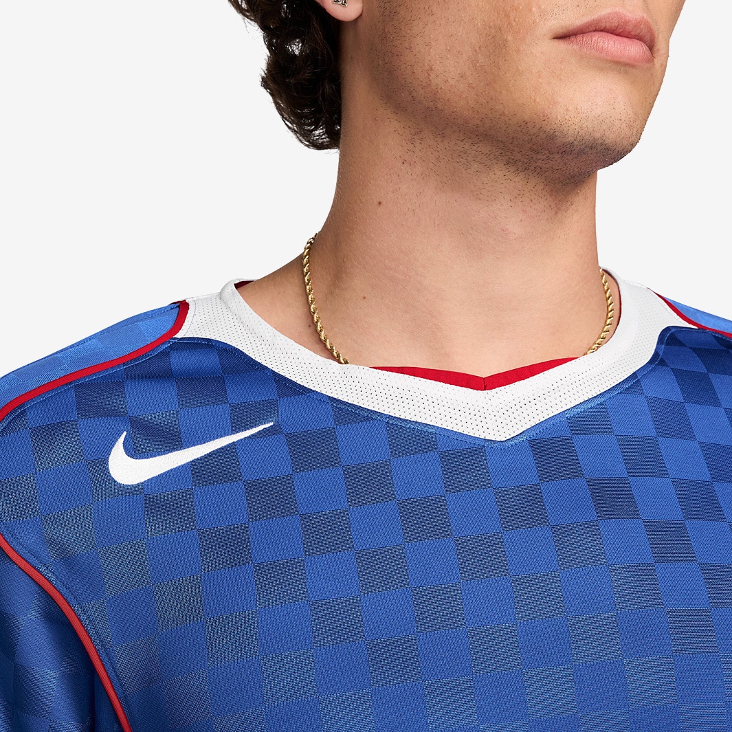 ウェア 00's NIKE total90 Practice game Shirt T-Shirt Nike Total 90 Game Royal-White-Sport Red-White