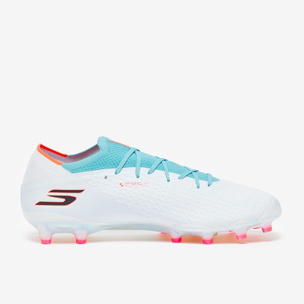 Skechers SKX 2 Elite AG - White/Teal/Coral | Pro:Direct Soccer