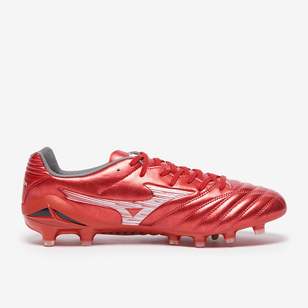 Mizuno Monarcida Neo III Pro FG Rosso 40° Morelia/Bianco