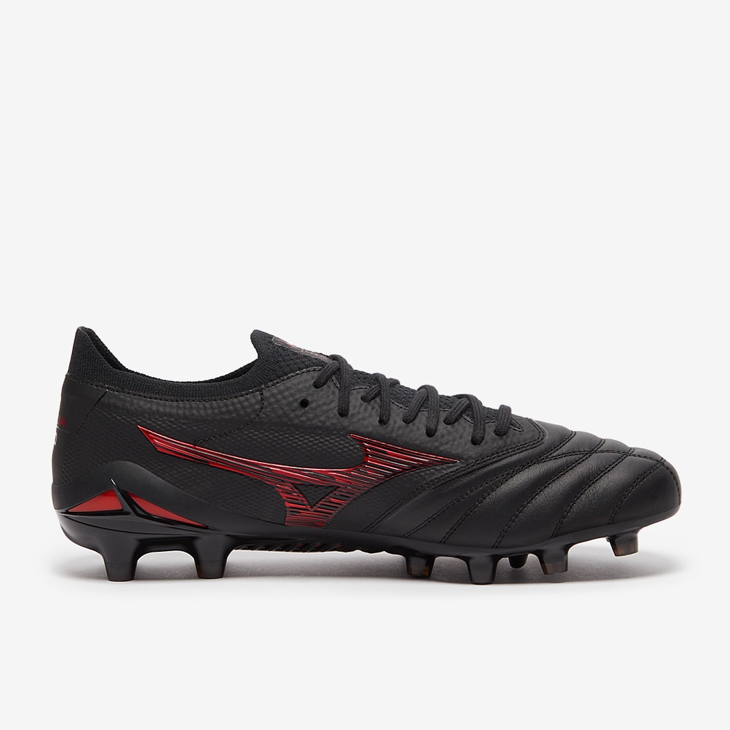 Mizuno Morelia NEO スパイクシューズ ブラック/レッド Mizuno Morelia Neo IV Beta Made in Japan Artifical Grass