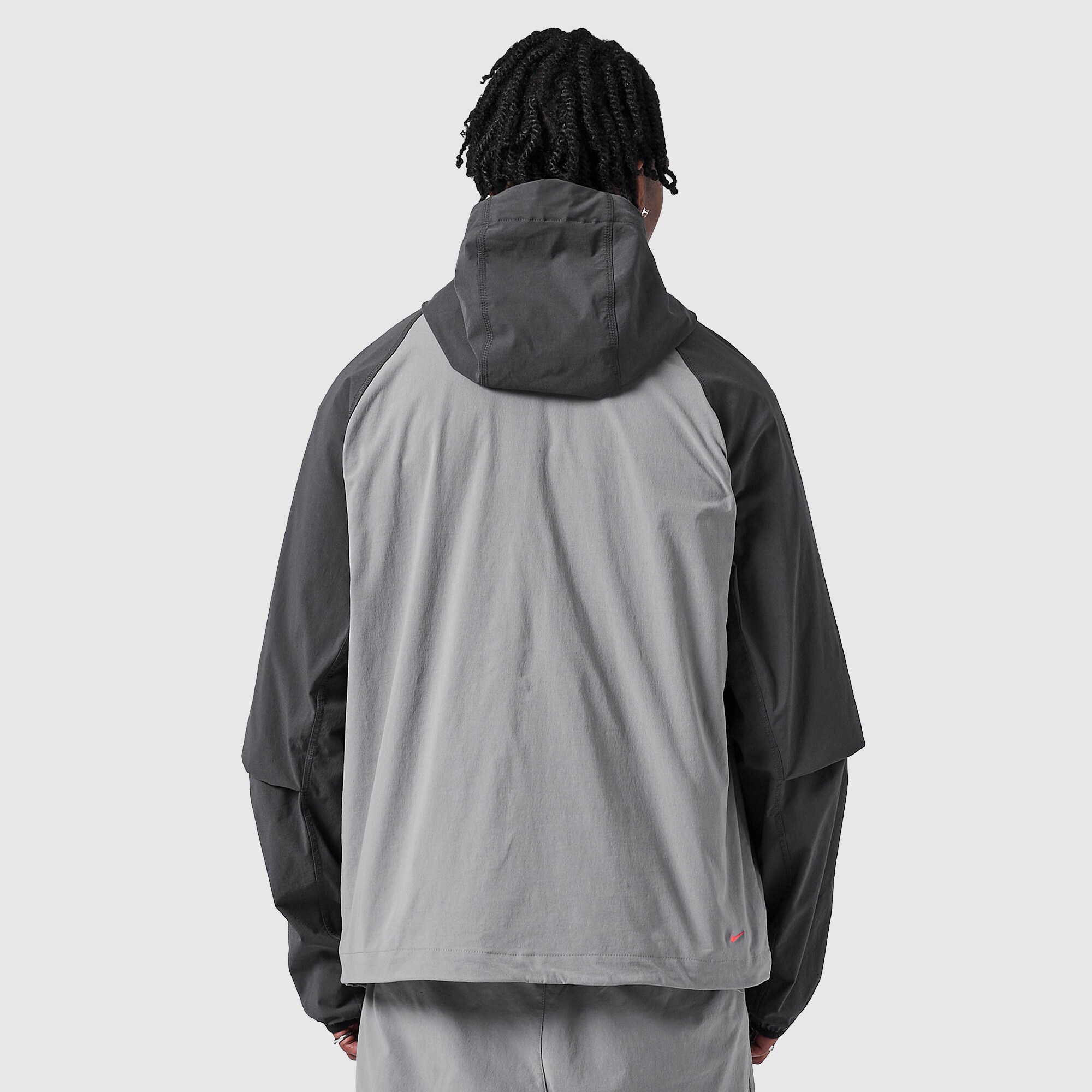 Giacca Nike Sportswear Tech Woven Zip Lunga Windrunner - Fumo