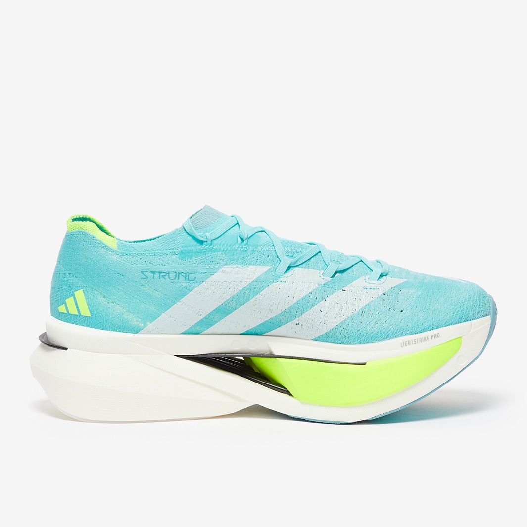 adidas adizero Prime X3 Strung - Flash Aqua/Zero Met./Lucid Lemon