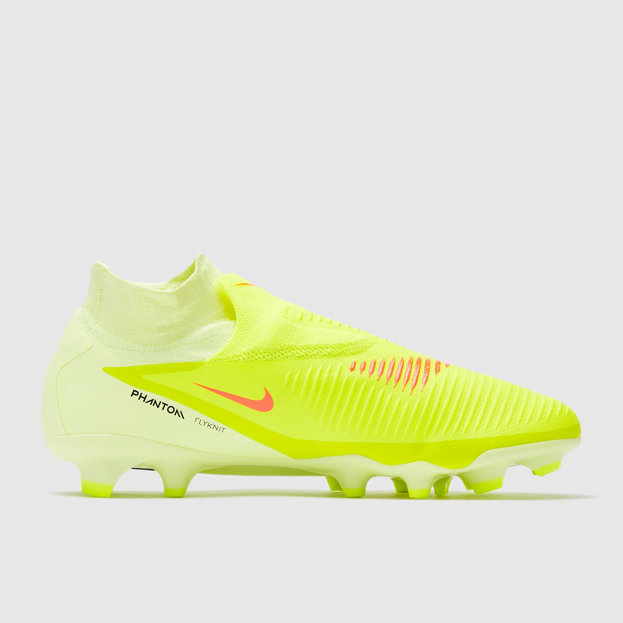 Nike Phantom サッカーシューズ イエロー Nike Phantom 6 Pro High Firm Ground - Limelight/Hyper Crimson