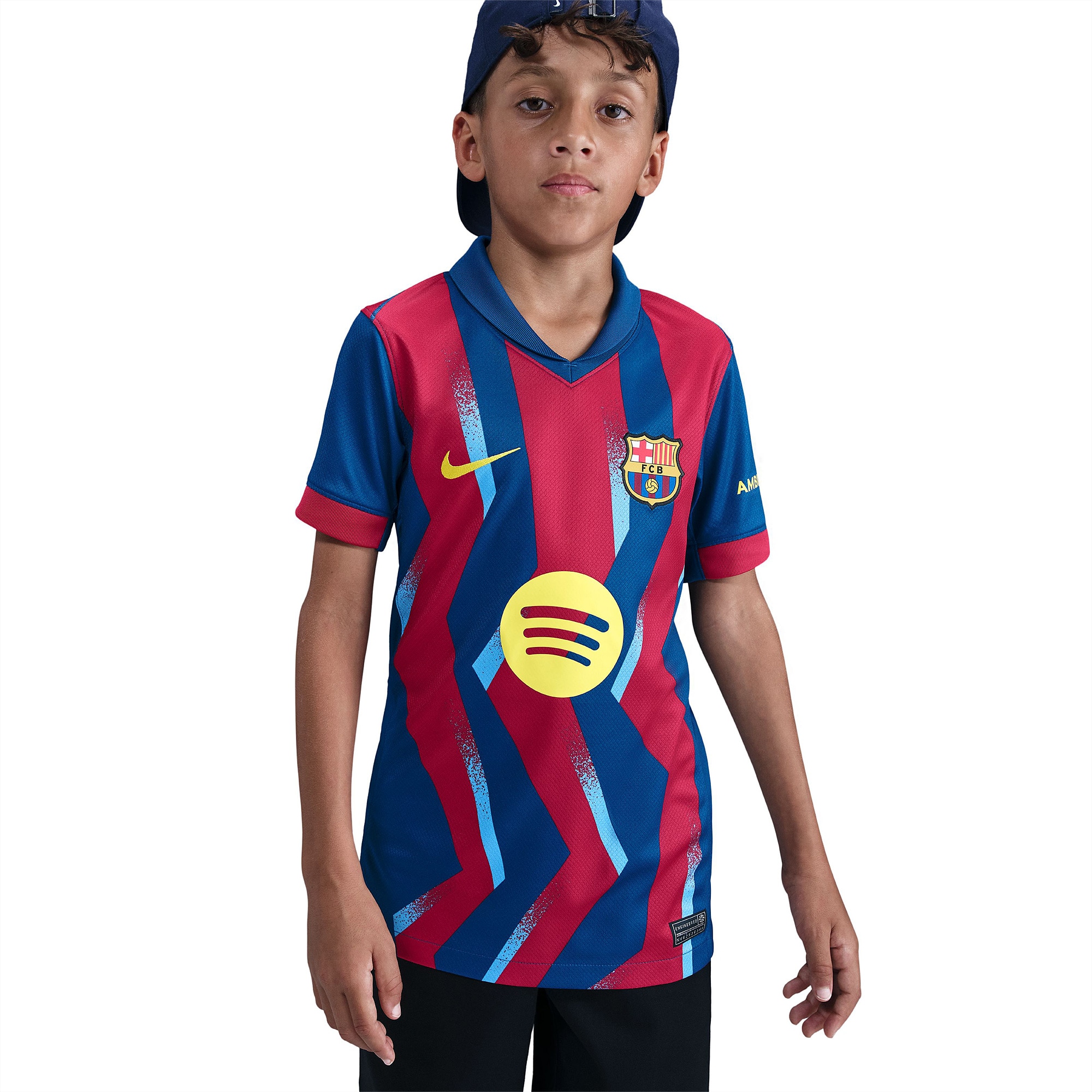 Nike FC Barcelona 25/26 Kids Dri-FIT El Classico Stadium Jersey