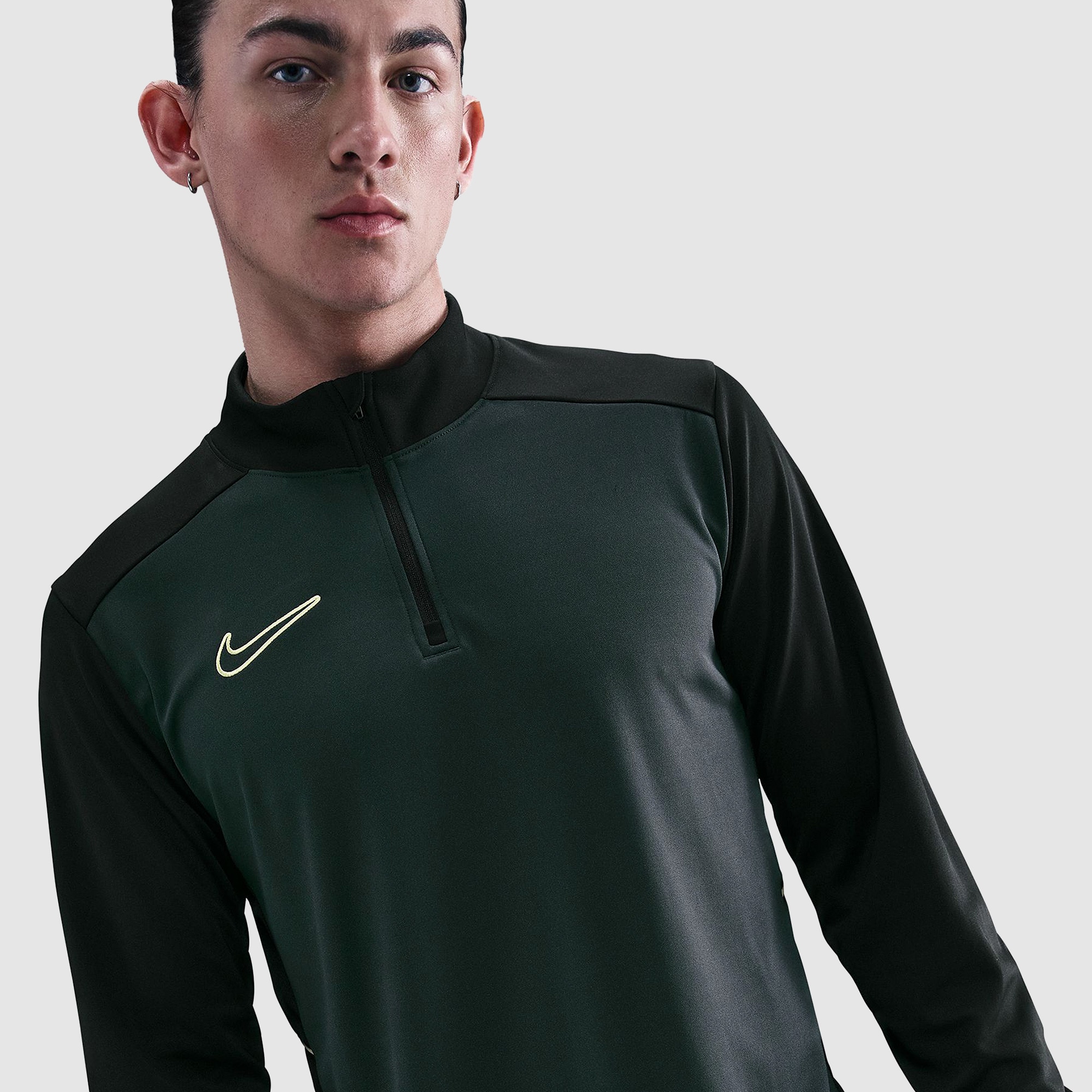 Nike Academy 25 Dri-FIT Drill Top - Seaweed/Black/Limelight - Mens