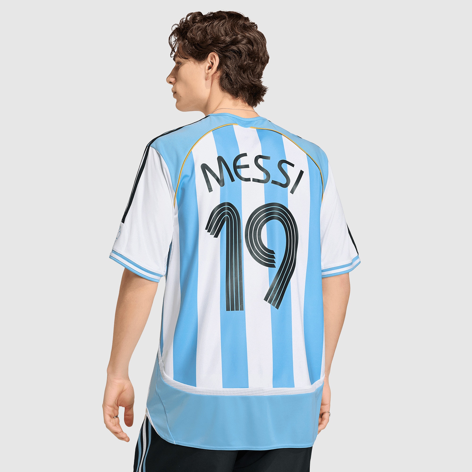 adidas Originals Argentina 2006 Home Shirt With Messi 19 - White