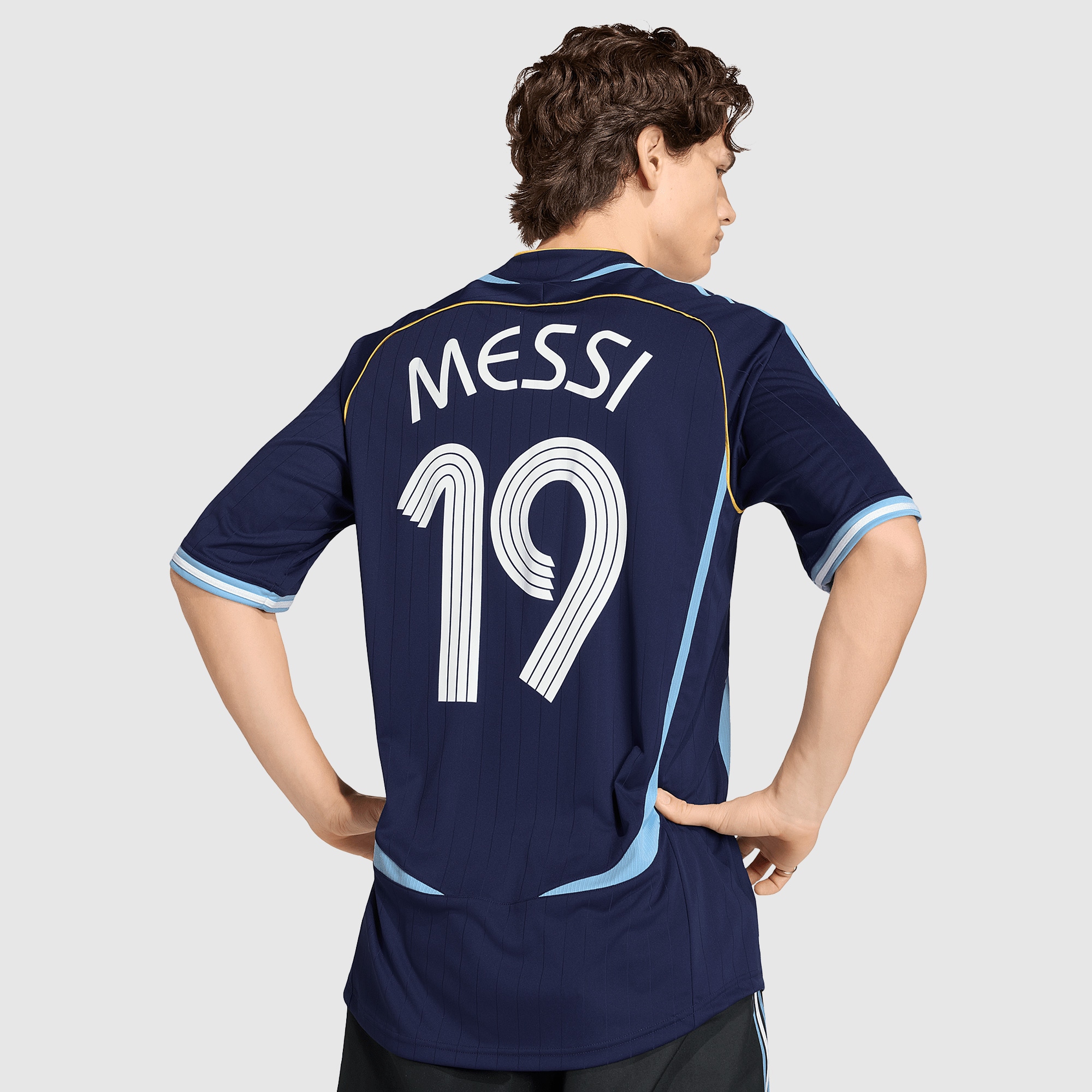 adidas Originals Argentina 2006 Away Shirt With Messi 19 - Dark