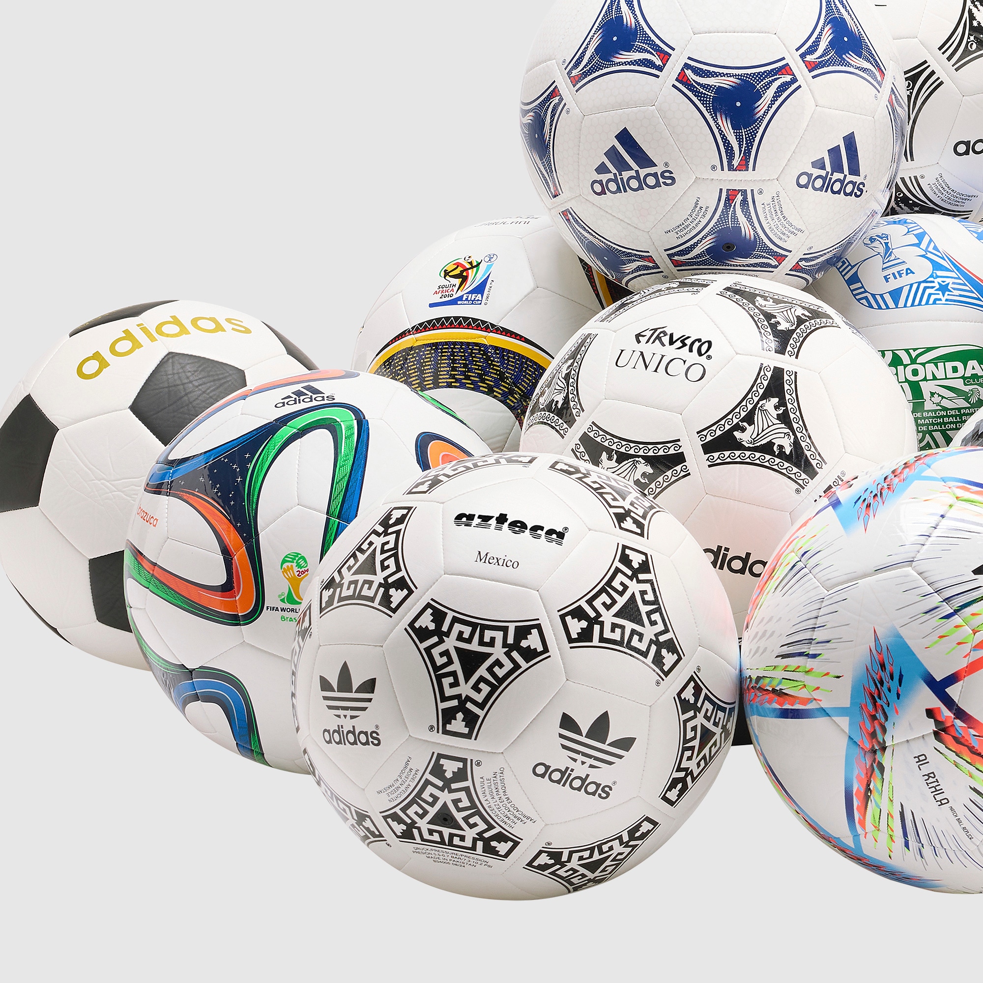 adidas FIFA World Cup Historical Ball Set - Multicolour - Soccer