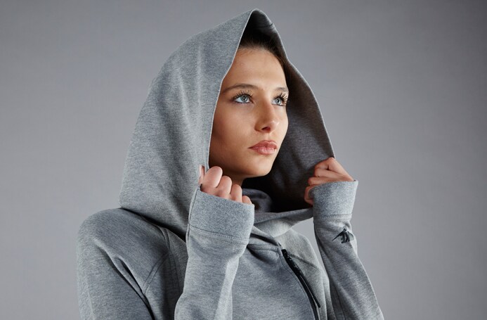 nike tech fleece cape women's hoodie