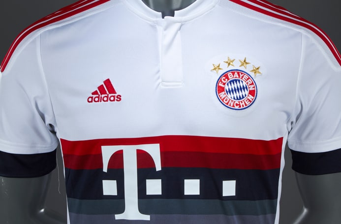 Soccer Jerseys - adidas FC Bayern 15/16 Away Jersey - Mens
