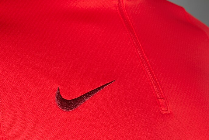 nike drill top red