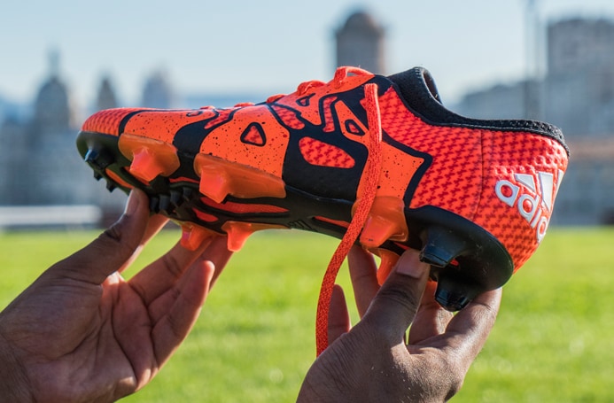 adidas X15.1 Primeknit - Botas de fútbol-Naranja solar-Negro-Naranja | Pro:Direct