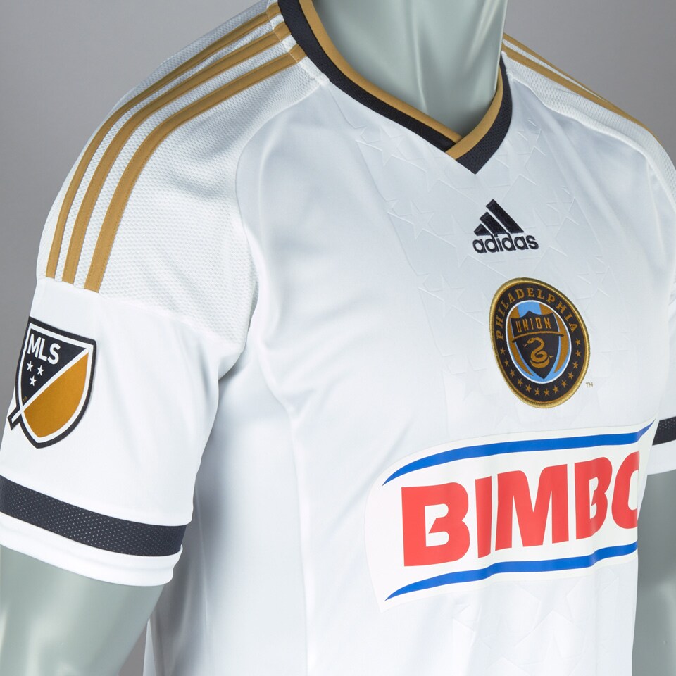 Philadelphia Union 2015 Starry White Secondary Kit, by adidas