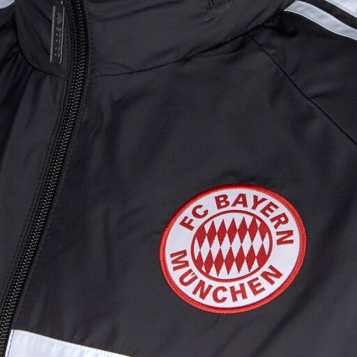 adidas Originals Bayern Munich Windbreaker - Scarlet / Black image 3 |