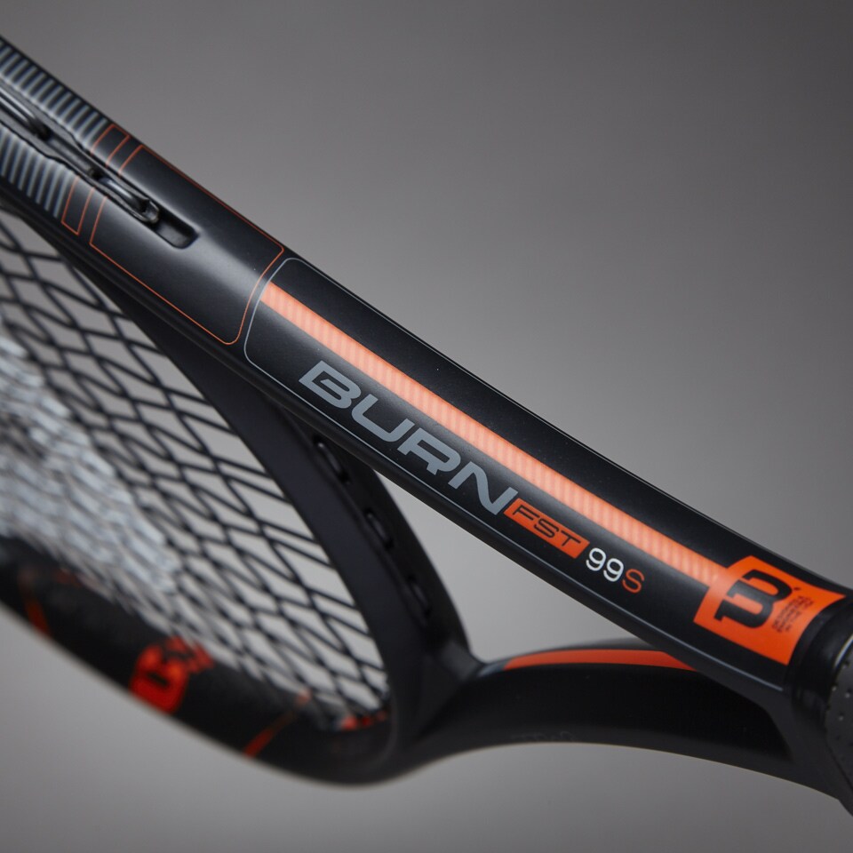 Wilson Burn FST 99 S - Mens Rackets - Matte Black/Orange