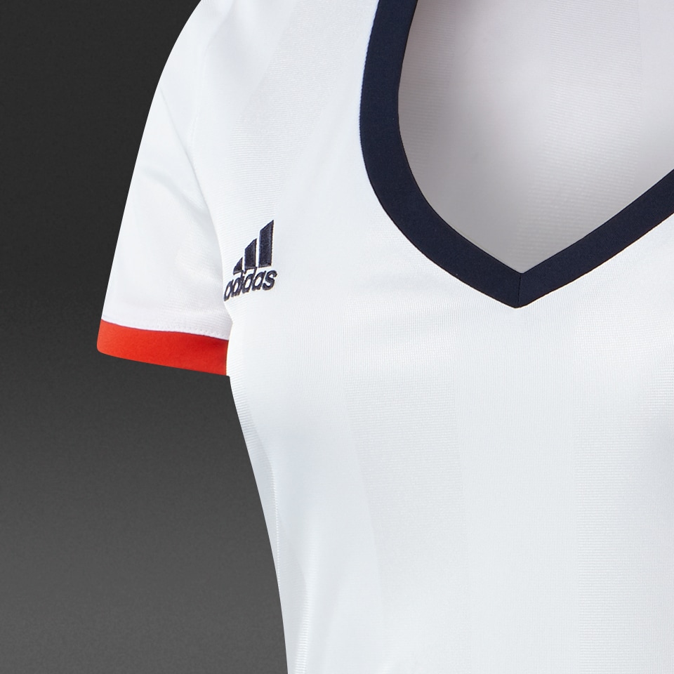 adidas Colombia 15/16 Womens Home Jersey White/Collegiate Navy/Red