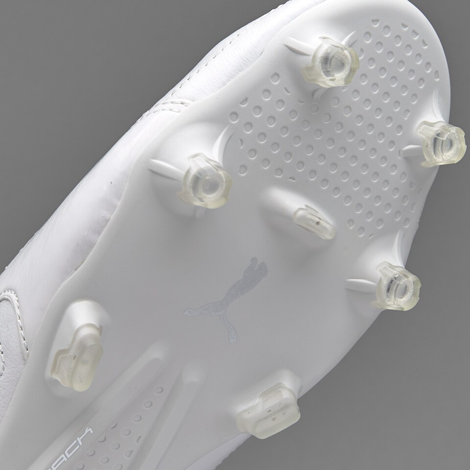 Puma evoSPEED SL II K FG - White/White/White - Mens Soccer