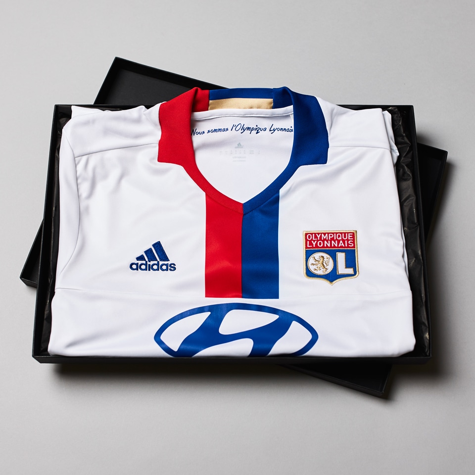 Olympique Lyonnais adidas シャツ adidas Lyon 1617 Home Shirt - Mens Replica - Shirts - White