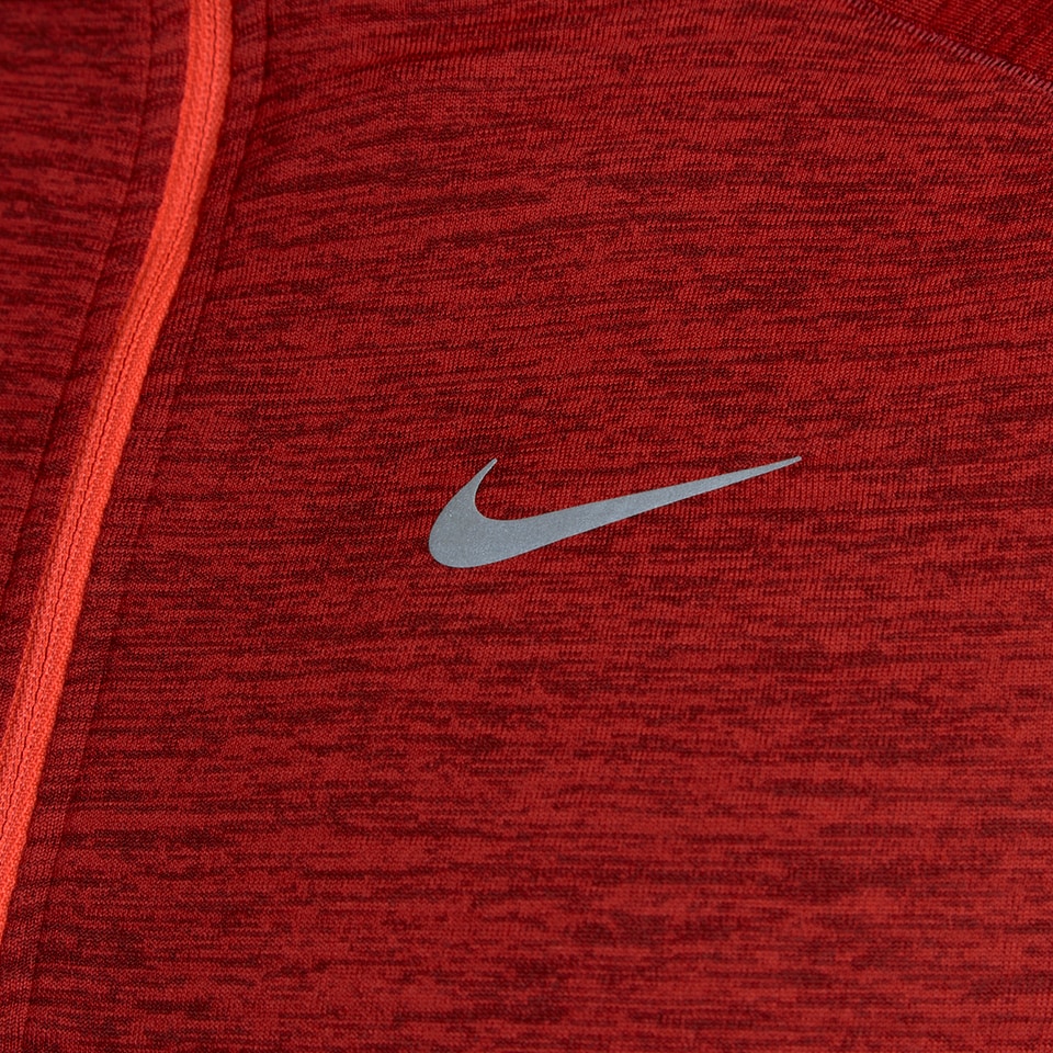 nike sphere half zip red