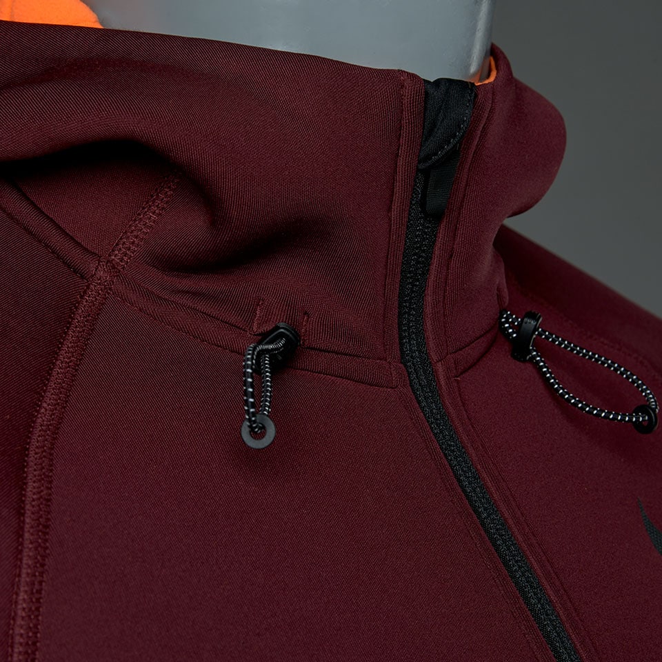 Nike Therma Sphere Max Jacke Weinrot/Orange/Schwarz