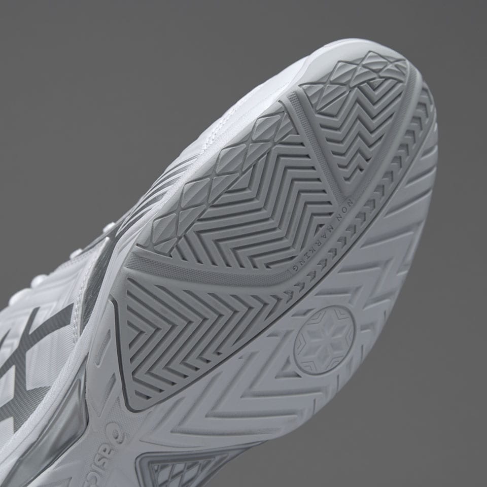 Asics Gel-Game White/Silver Mens Shoes All Court Pro