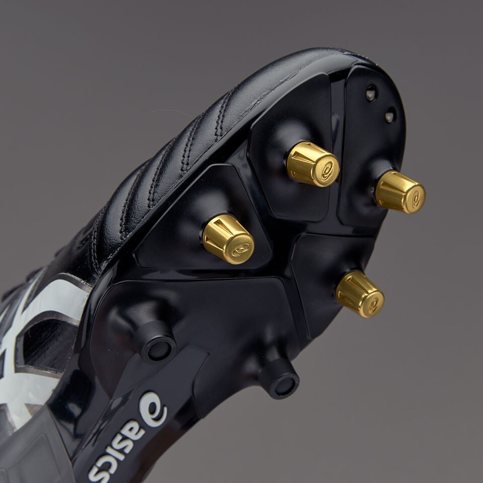 Mens Boots - Asics Lethal Tight Five SG - Soft Ground - Black/Grey