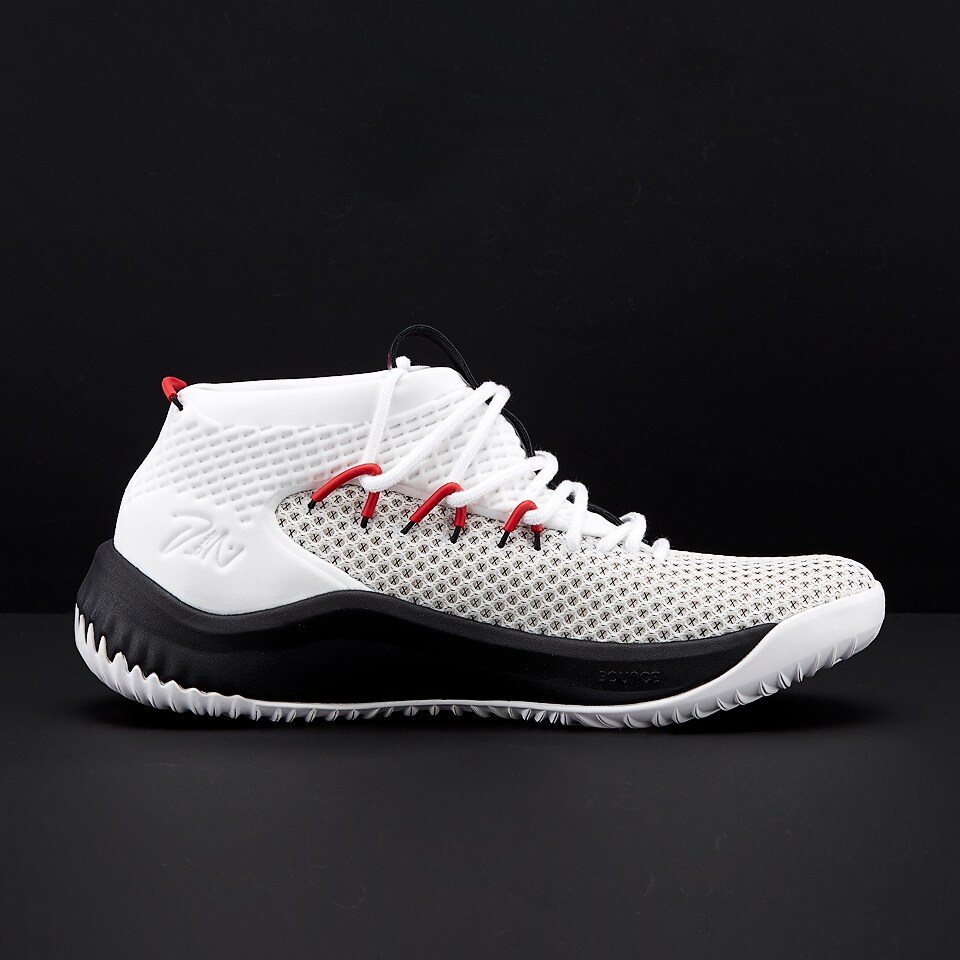 Mens Shoes - adidas Dame 4 Crazy Time II - Ftwr White/Core Black ...