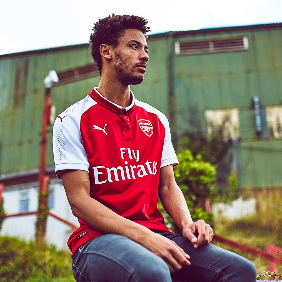 Puma Arsenal 17/18 Home Replica Jersey - Mens Replica