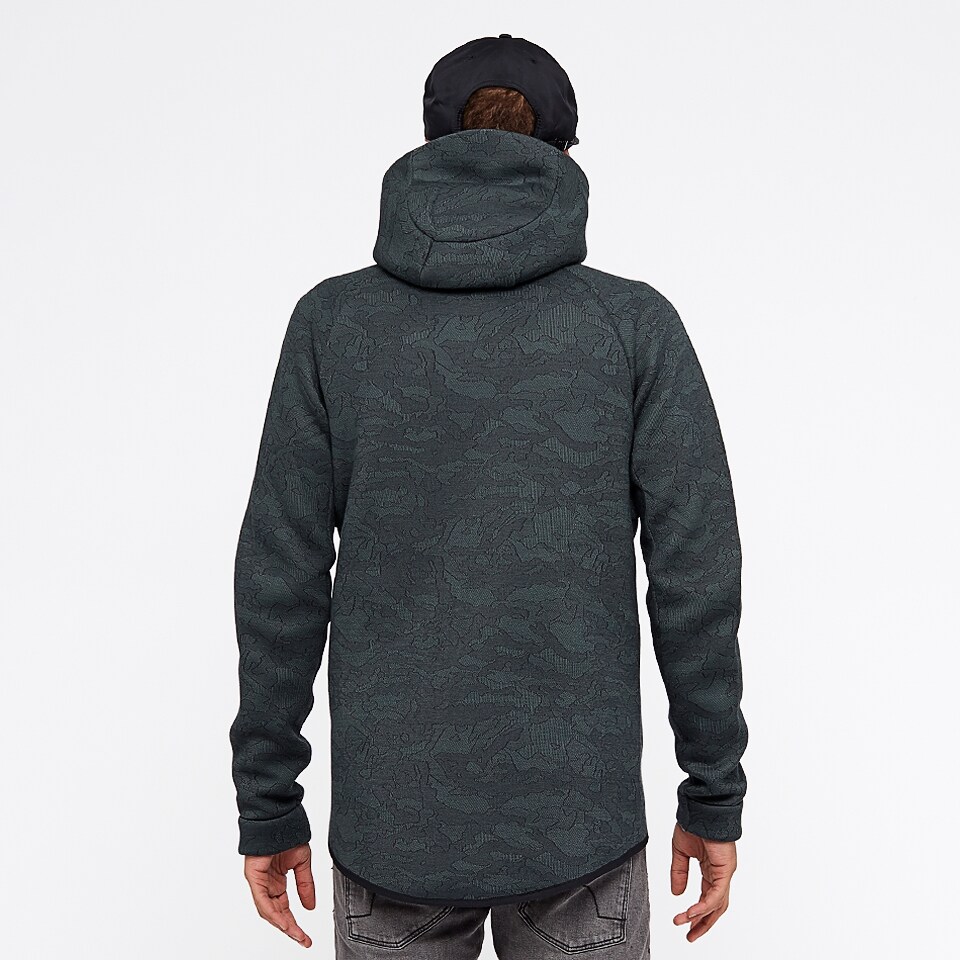 Felpa con Cappuccio Nike Sportswear Tech Fleece Verde Vintage