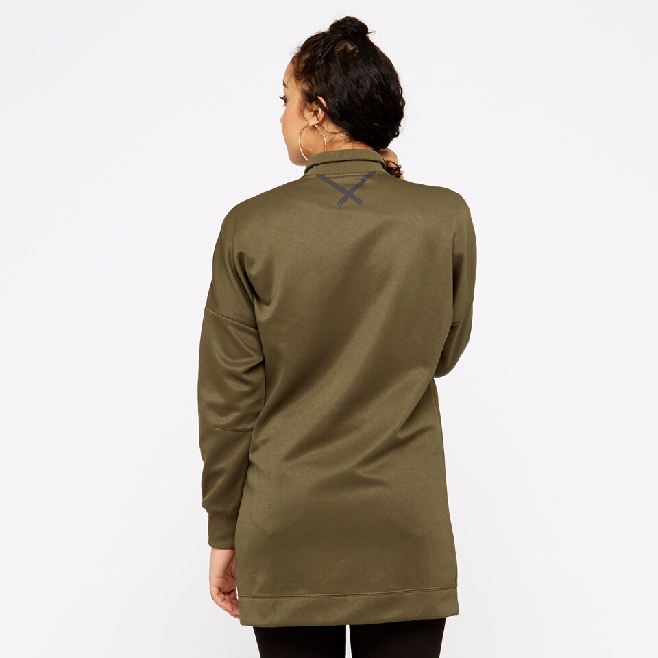 Adidas originals womens xbyo long track 2025 jacket olive cargo