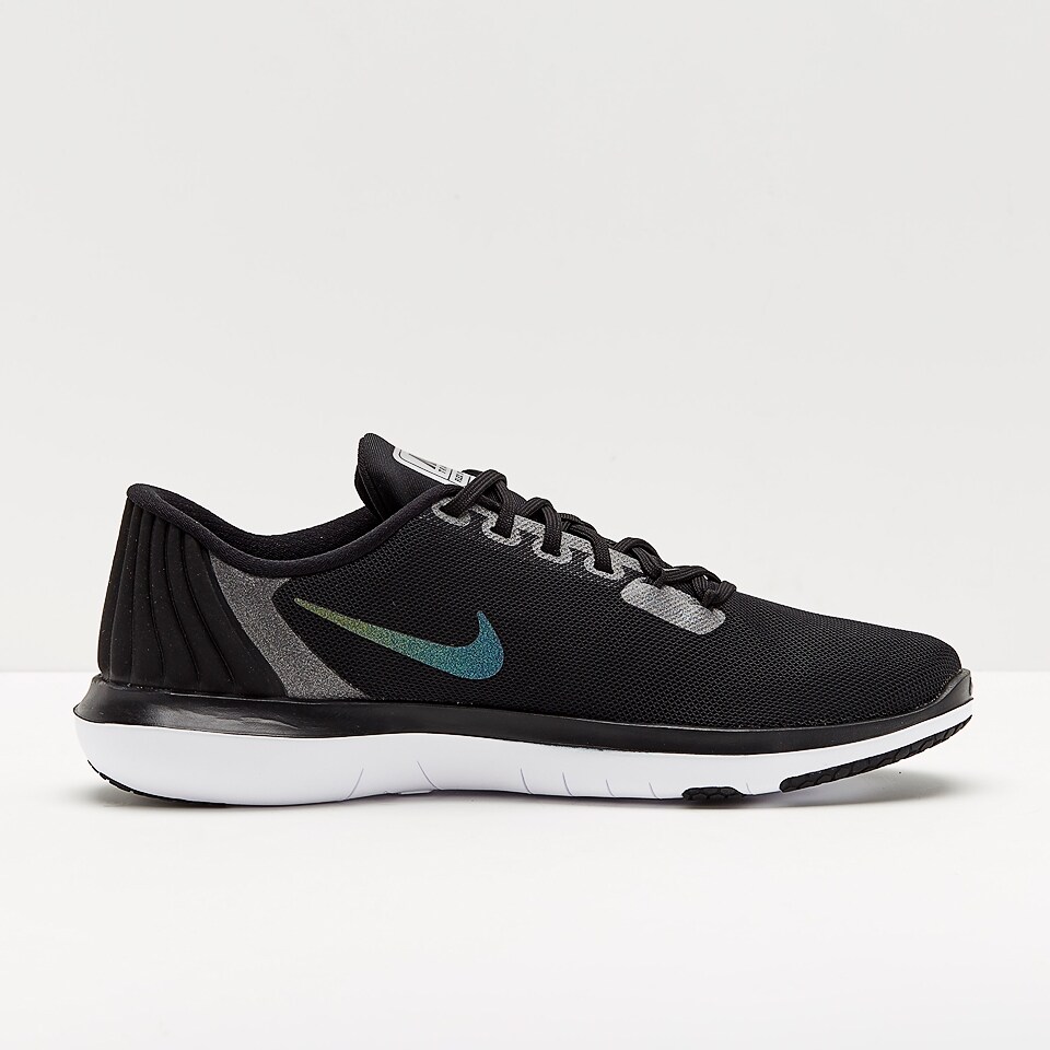 Nike Womens Flex Supreme Tr 5 Metallic Black Dark Grey Womens Shoes 923968 001 Pro Direct Running