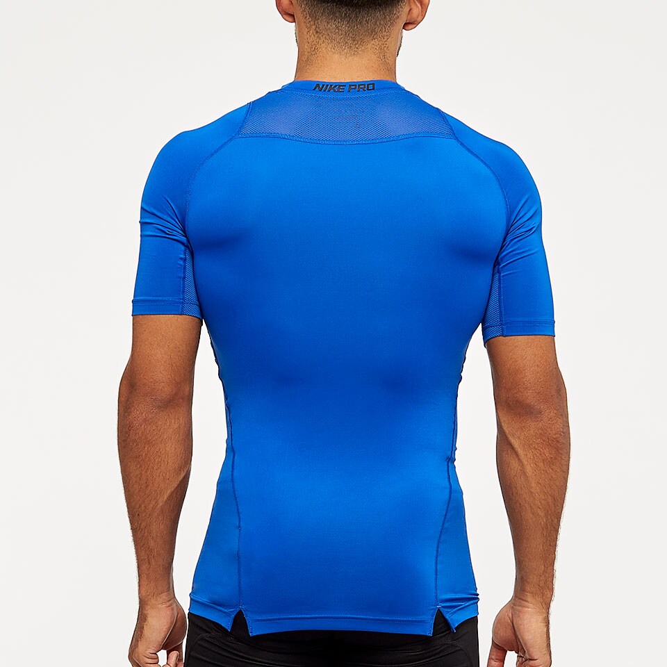 Nike Pro Shortsleeve Compression Top Game Royal/Black/Black Mens