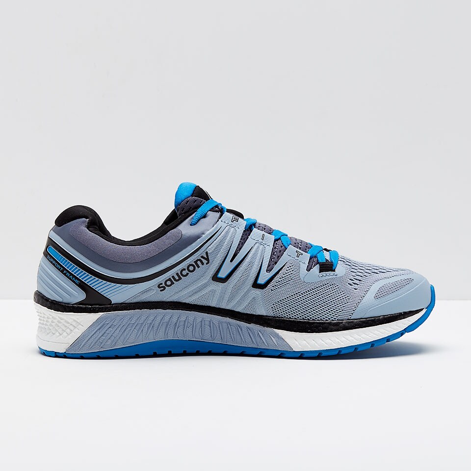 Mens Shoes Saucony Hurricane ISO Grey/Blue/Black S20411-2