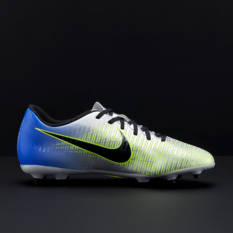 Nike Mercurial Vortex III Neymar FG Mens Boots Firm Ground 921511 407 Racer Blue Black Chrome Volt Pro Direct Soccer