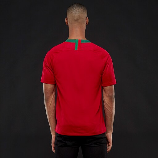 Nike Portugal 2018 Stadium Home SS Jersey - Gym Red image 3 |