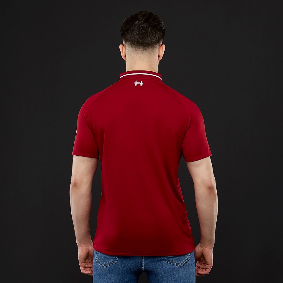 New Balance Liverpool FC 18/19 Home SS Jersey - Red - Mens