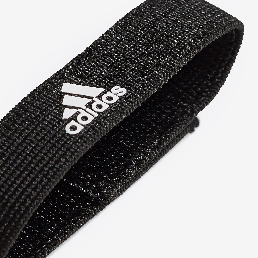 adidas Sock Holder Pads Football Accessories BlackWhite