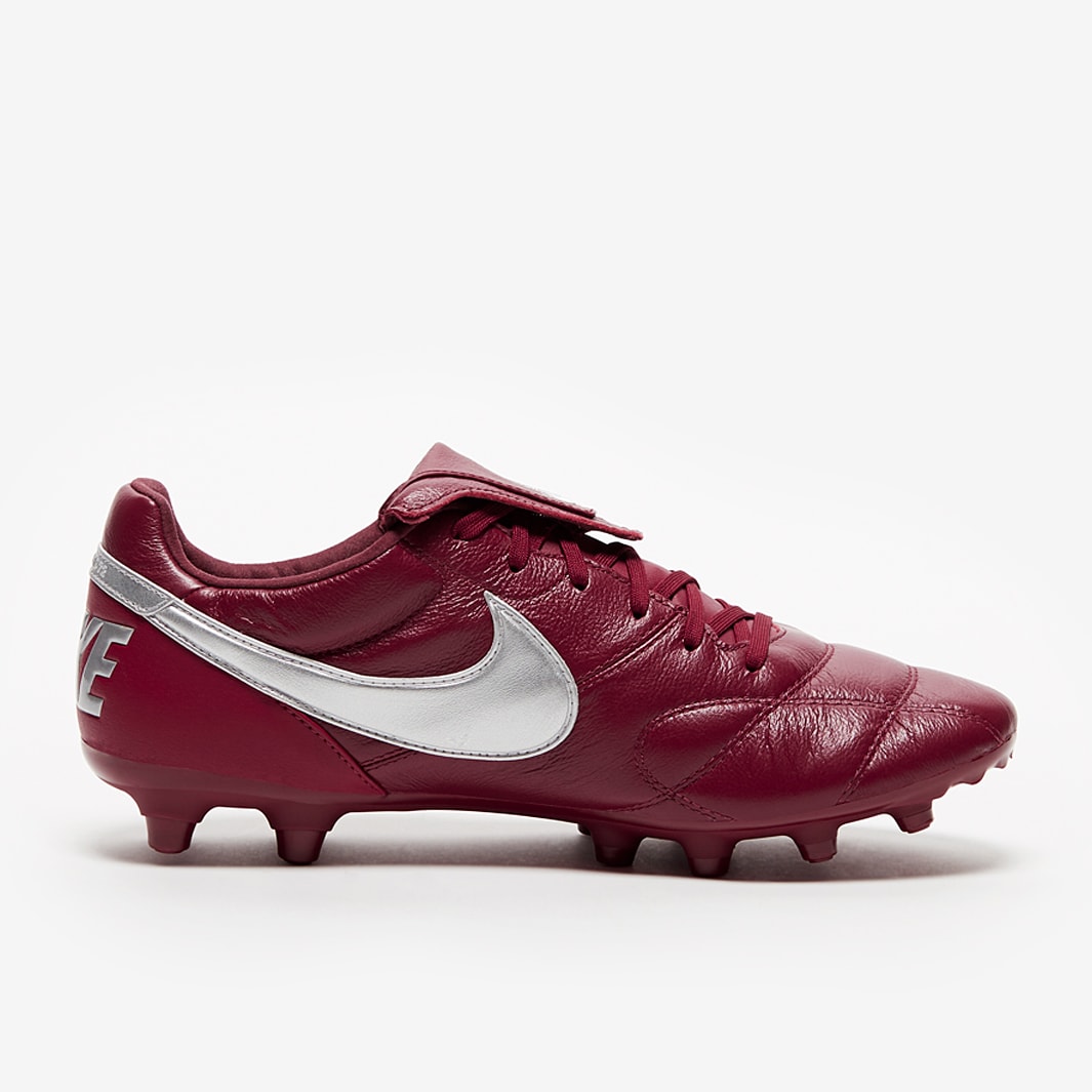Maroon Nike Tiempo Premier Cheap Nike Premier II FG Mens Boots