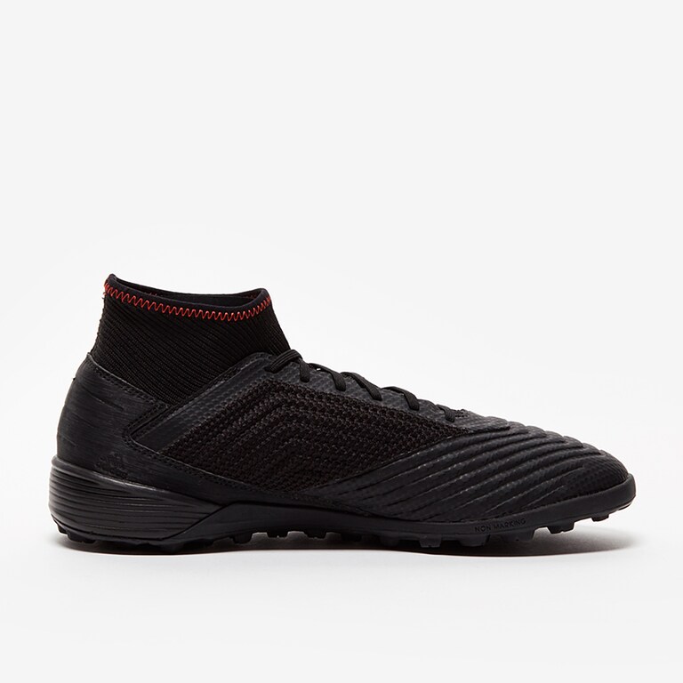 adidas Predator TF Core Black/Active Red Turf Trainer