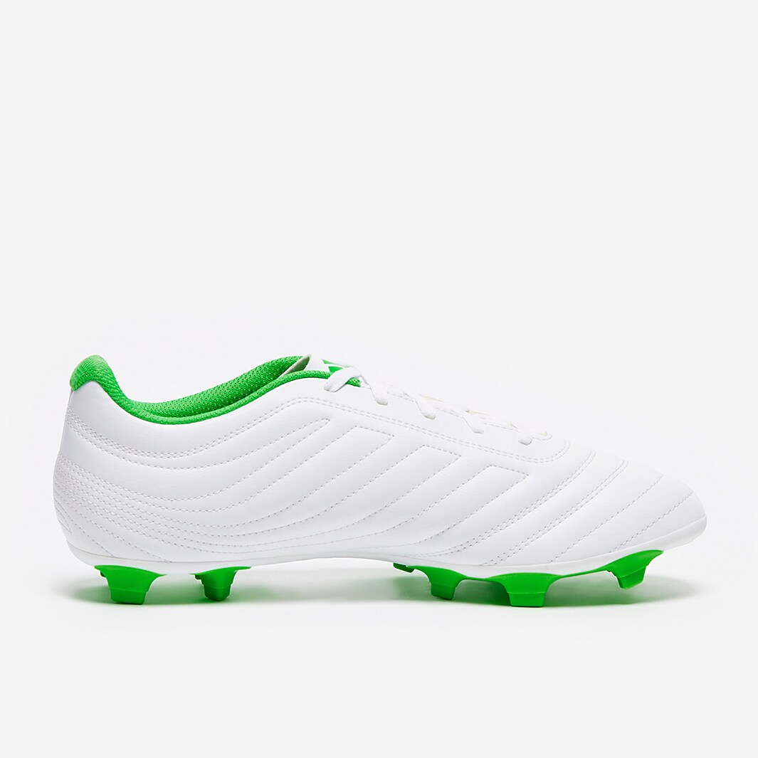 adidas Copa 19.4 FG - White/Solar Lime/White - Firm Ground