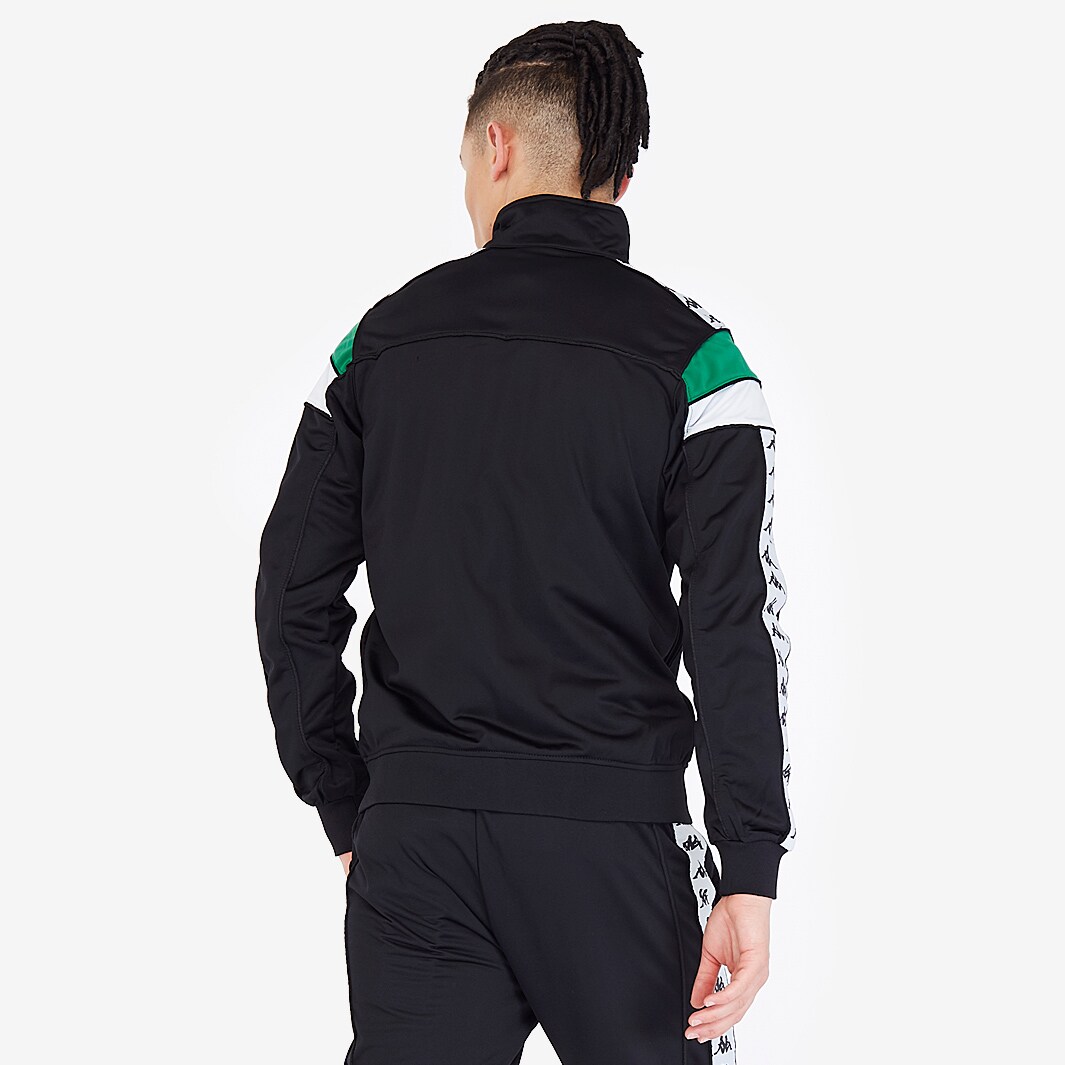 Mens Clothing Kappa 222 Banda Merez Slim Jacket Black Jackets