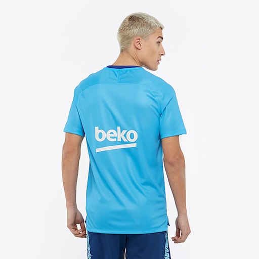 Nike FC Barcelona Dry Squad Top SS GX 2 - Equator Blue/Deep Royal Blue ...