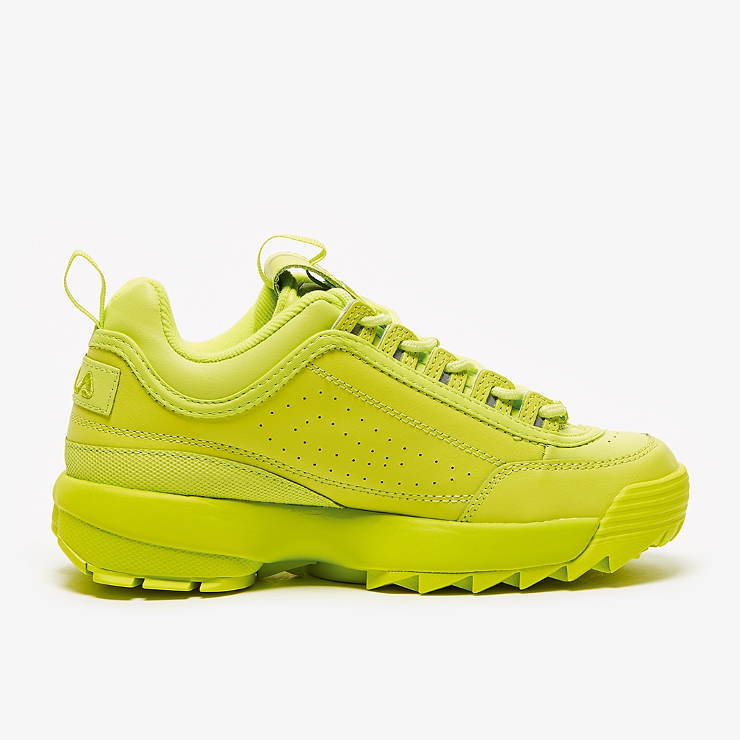 Fila neon hotsell green disruptor