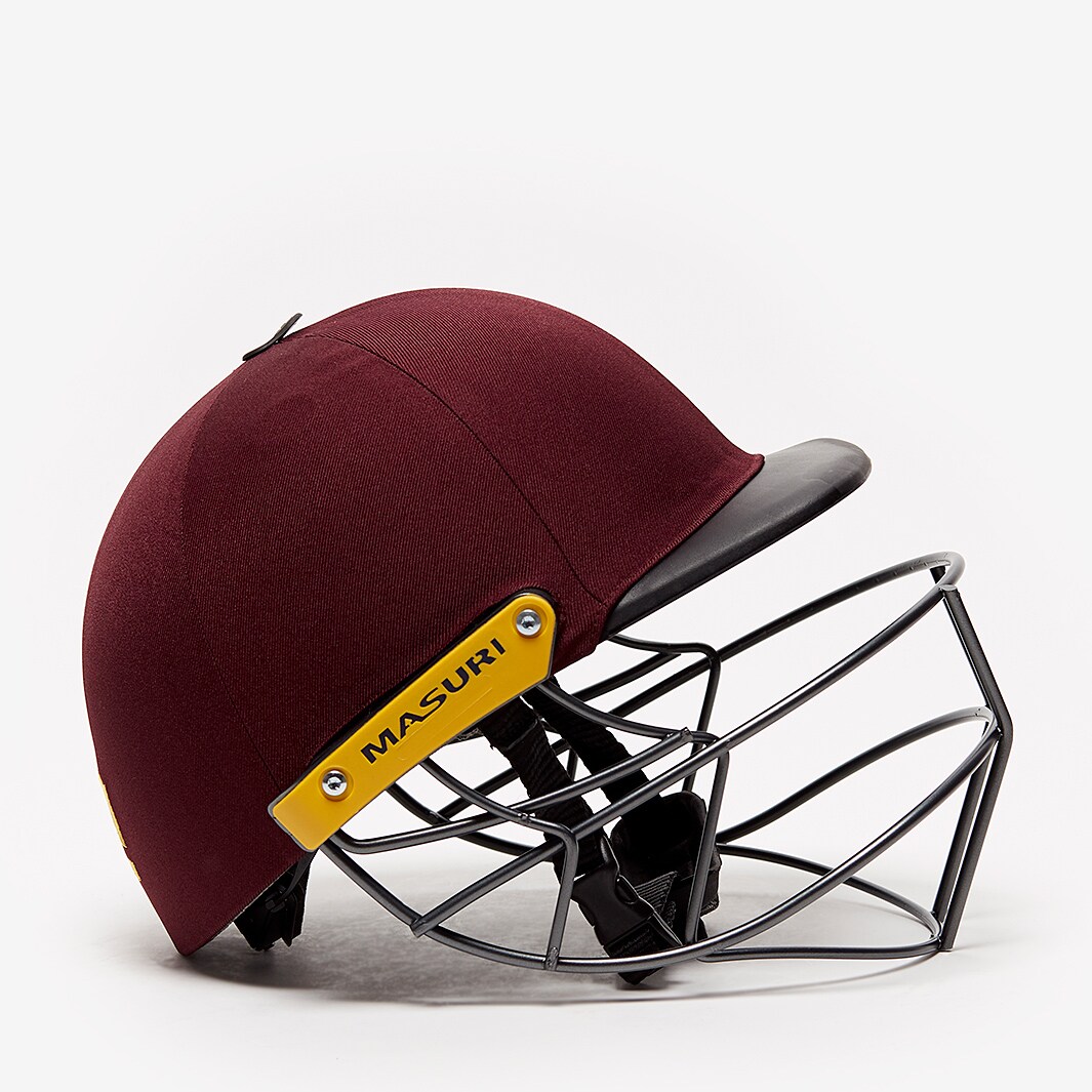 Masuri Legacy Plus Helmet Maroon Batting Equipment Helmets
