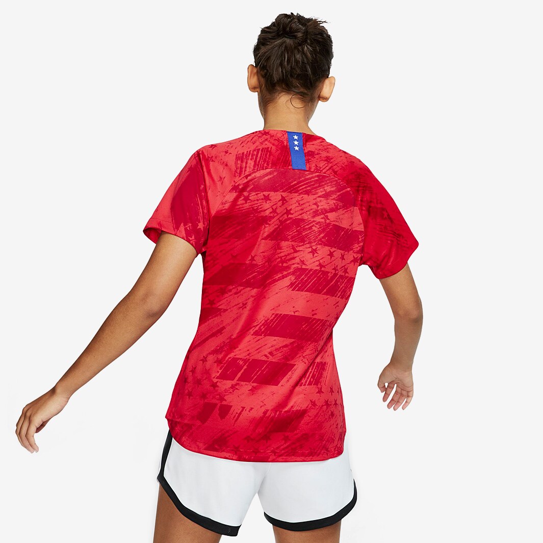 Nike Womens World Cup USA 2019 Away Stadium SS Jersey Speed Red