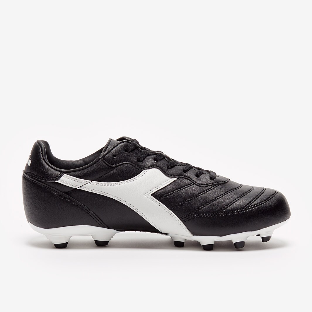 Diadora Baggio 10 Brasil FG - Black/White - Firm Ground - Mens Boots