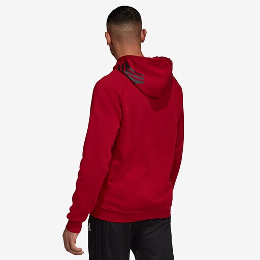 adidas Tango Sweat Hoody - Active Maroon image 3 |